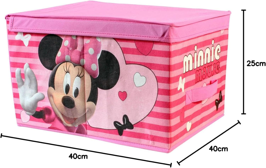 p:os 23145 Disney Minnie Mouse Aufbewahrungsbox, ca. 30 x 40 x 25 cm
