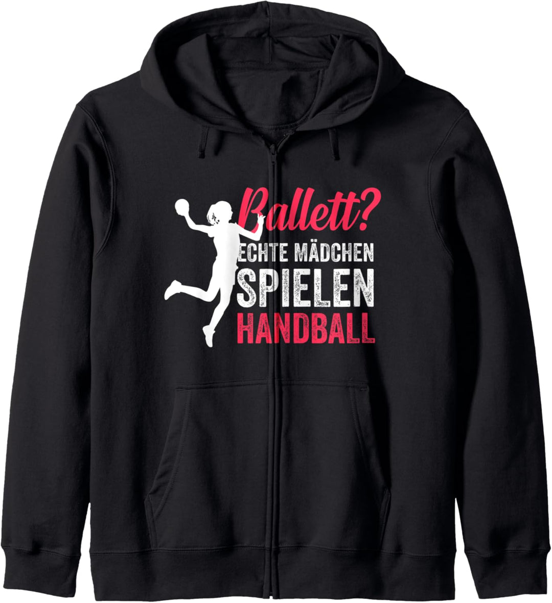 Handball Mädchen Handballverein Handballspielerin Kapuzenjacke