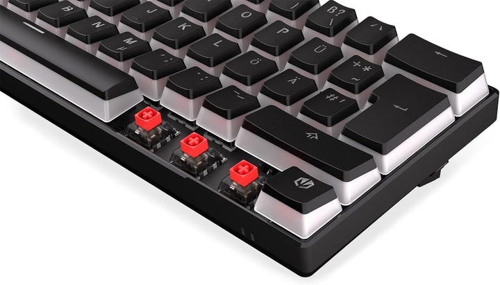 ENDORFY Thock Compact Wireless DE Kailh Box Red Pudding, Kompakte, Mechanische Switches Kailh Box Re
