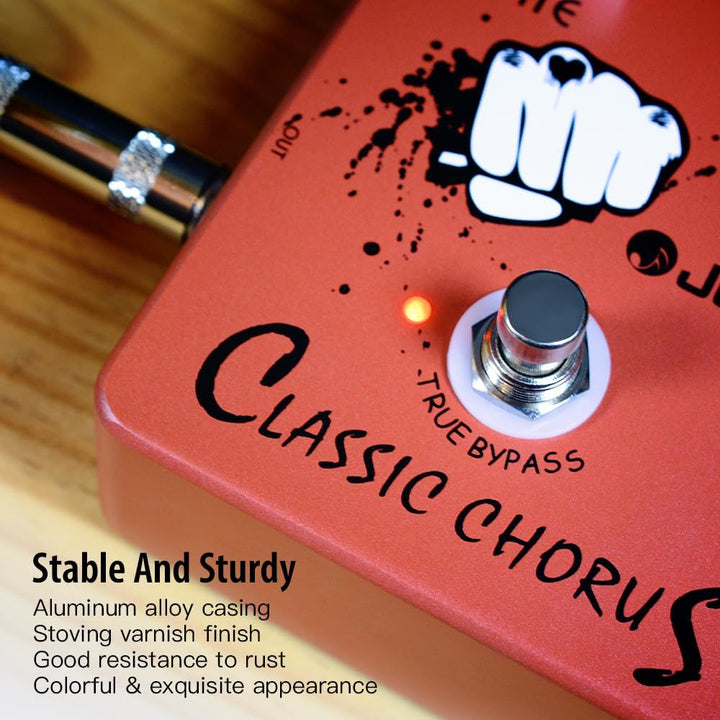 JOYO Chorus-Pedal, klarer und transparenter Chorus, voller Klang und klarer Klang für E-Gitarren-Eff