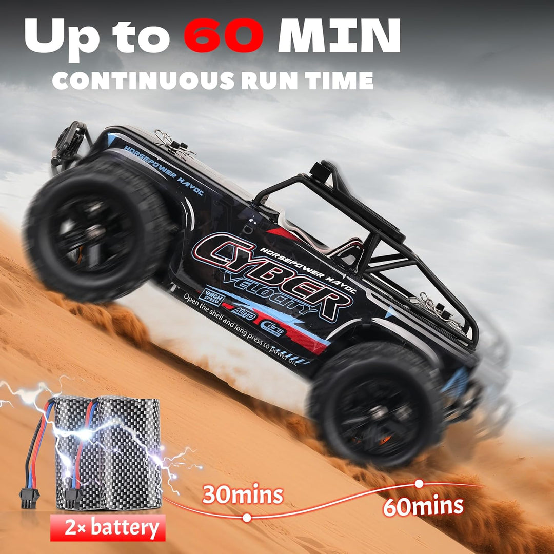 Ferngesteuertes Auto - 1:18 Scales High Speed 40KM/H RC Auto 4WD Offroad-RC-Truck 2 Batterien 2.4GHz