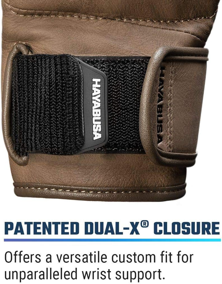 Hayabusa T3 LX 4oz MMA Handschuhe aus Leder Ideal für Kampf S Braun, S Braun