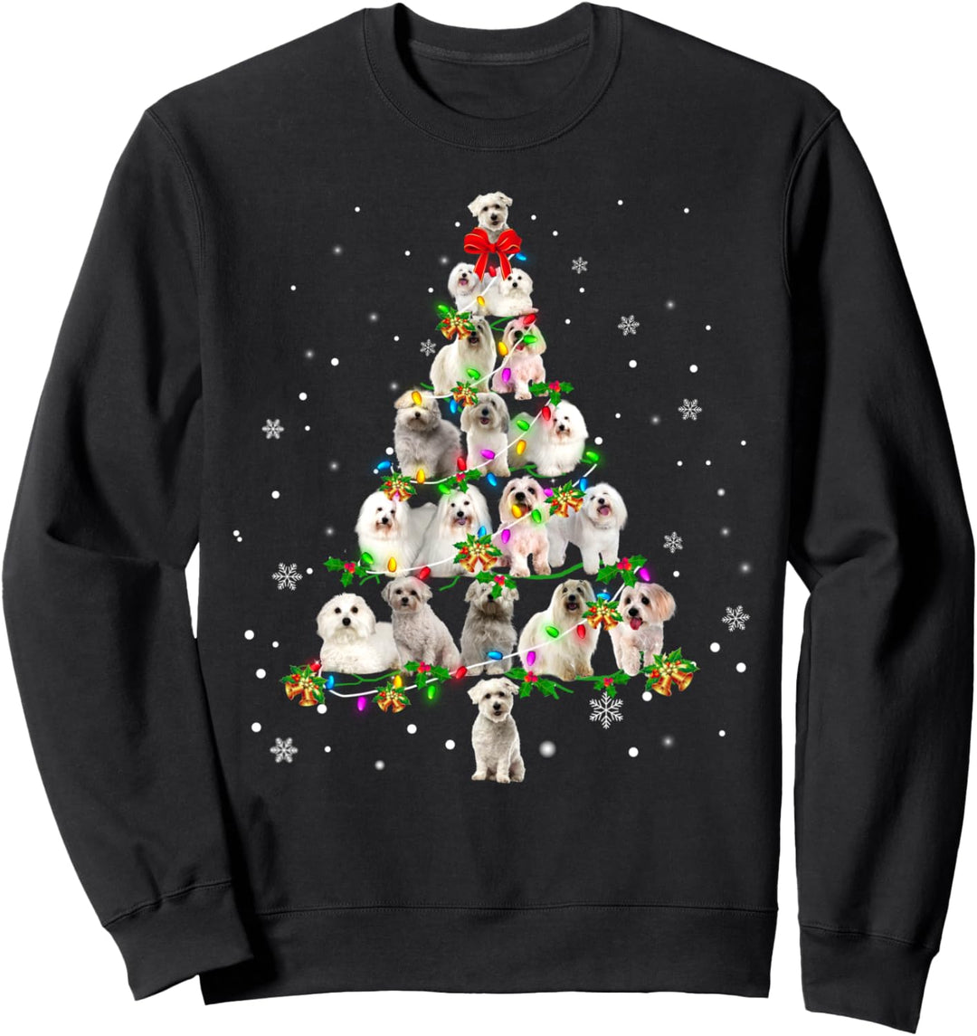 Coton de Tulear Christmas Tree X-Mas Sweatshirt