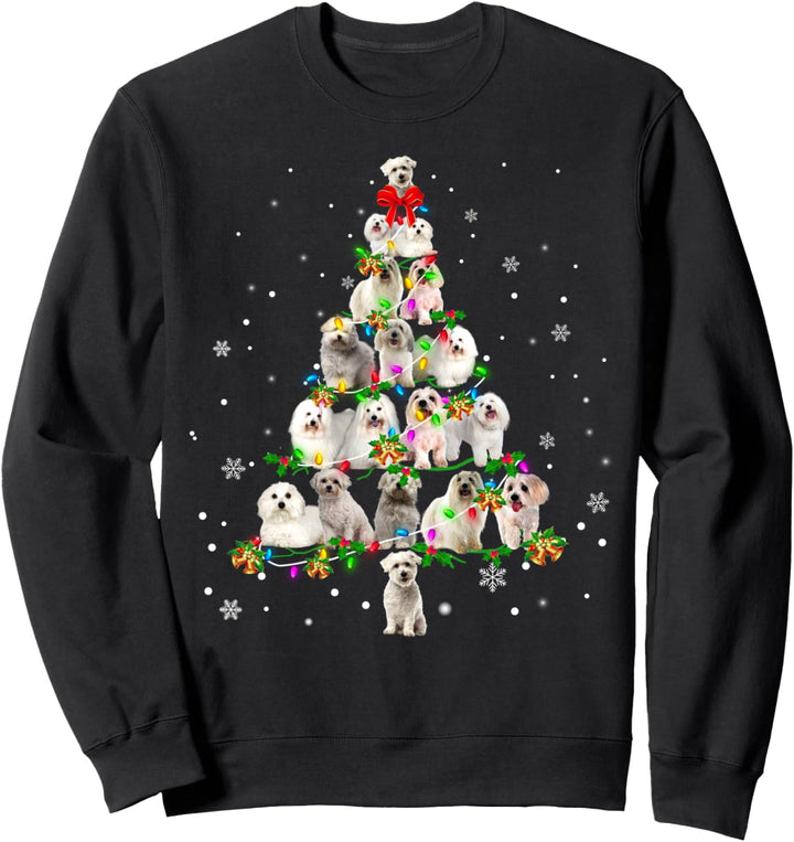 Coton de Tulear Christmas Tree X-Mas Sweatshirt