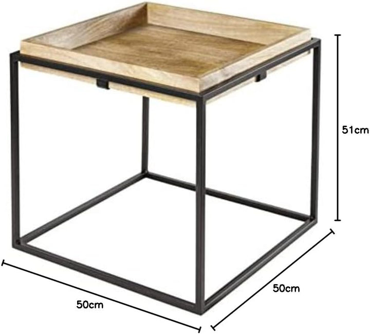Gall&Zick Beistelltisch, Wohnzimmertisch, (Beistelltisch quadratisch), Beistelltisch Quadratisch