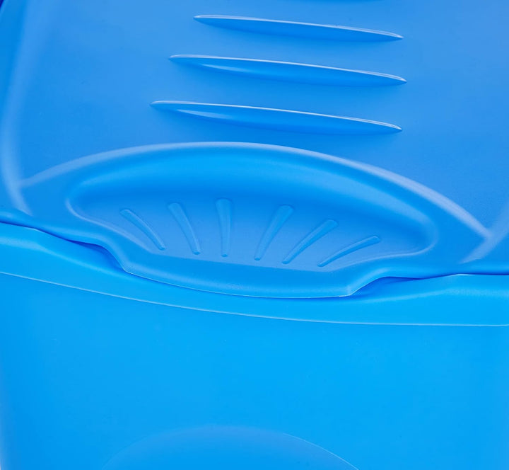 Stefanplast BEGREEN Abfalleimer, 50 l, Capri blau, Blau
