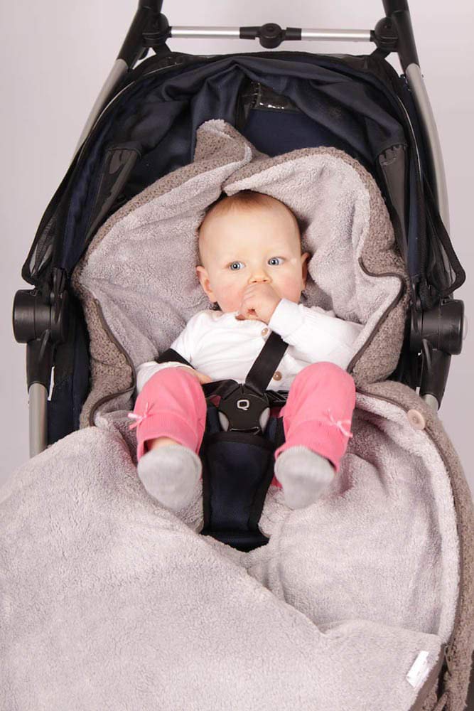 BO BABY'S ONLY - Buggysack Robust - Für Kinderwagen - Fusssack Kinderwagen - Abnehmbare Front - Mit