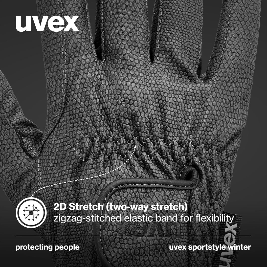 uvex sportstyle winter - dehnbarer Reithandschuh für Damen und Herren - exzellenter Grip & strapazie