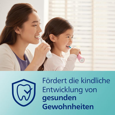 Philips Sonicare For Kids, elektrische Schallzahnbürste mit App, für Kinder ab 3 Jahren, mit SmarTim