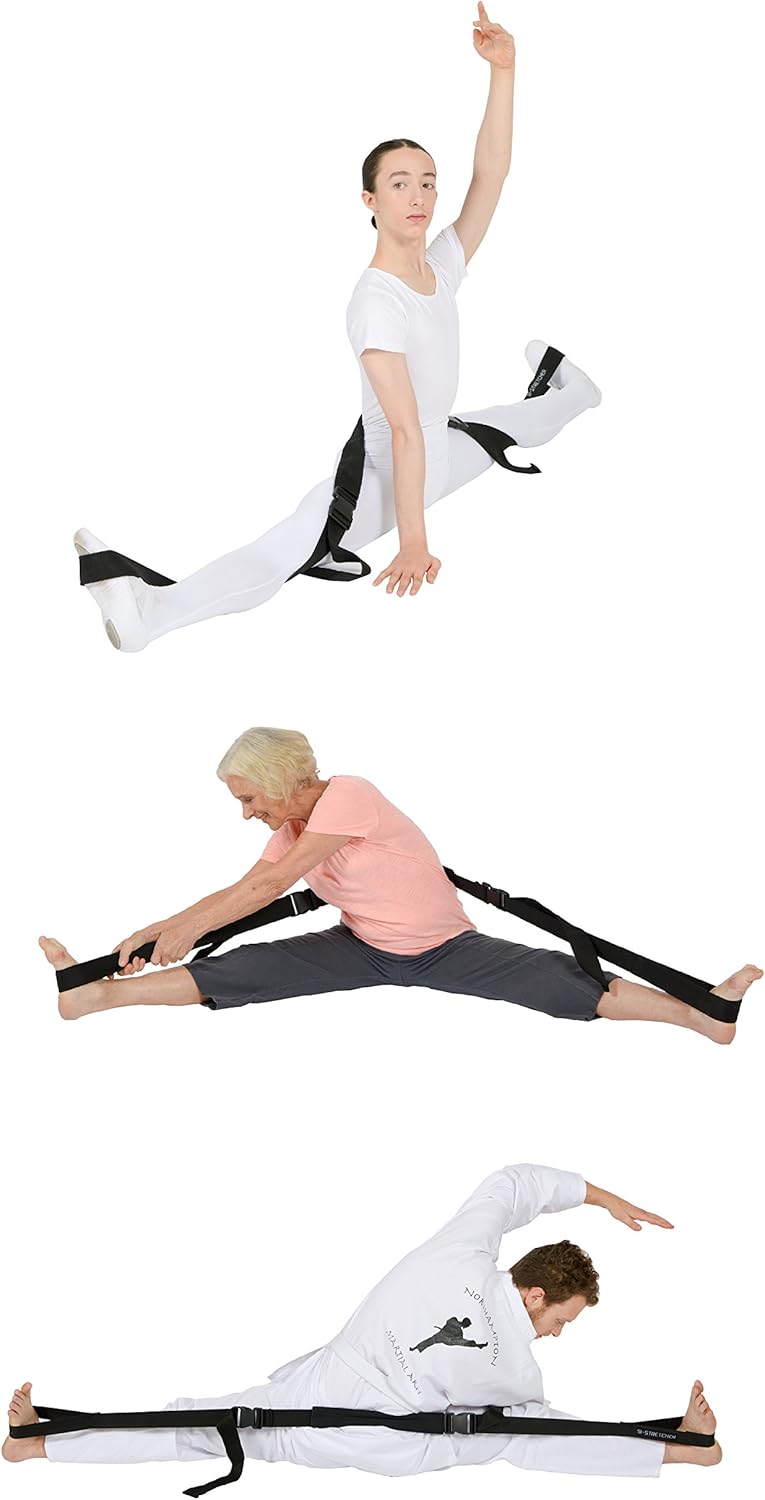 Si-Stretcher Dehnungs- und Flexibilitätshilfe für Kampfsportler, Tänzer, Turner, Cheerleader, Physio