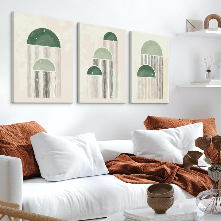 Muralo - Wandbilder Set - Leinwand Bilder Set Aufhängefertig - Bilder für Wohnzimmer Schlafzimmer -