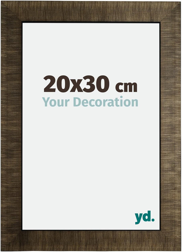 yd. Your Decoration - Bilderrahmen 20x30 cm - Bilderrahmen aus Holz mit Acrylglas - Antireflex - Aus