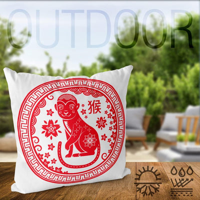 VOID AFFE Tierkreiszeichen Kissenbezug Kissenhülle Sofakissen Kissen Deko Outdoor-Kissen Dekokissen,
