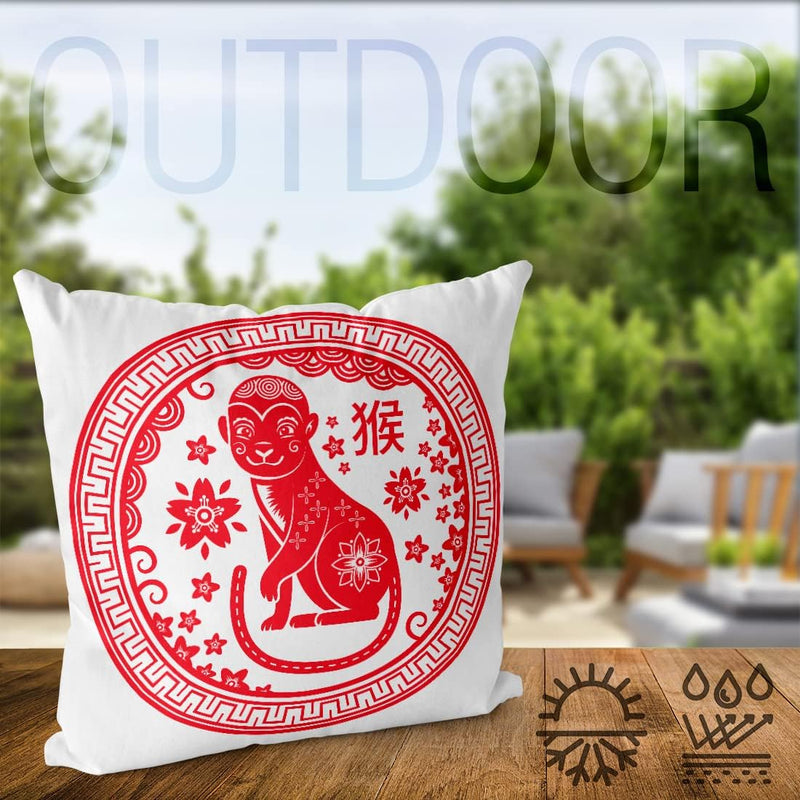 VOID AFFE Tierkreiszeichen Kissenbezug Kissenhülle Sofakissen Kissen Deko Outdoor-Kissen Dekokissen,