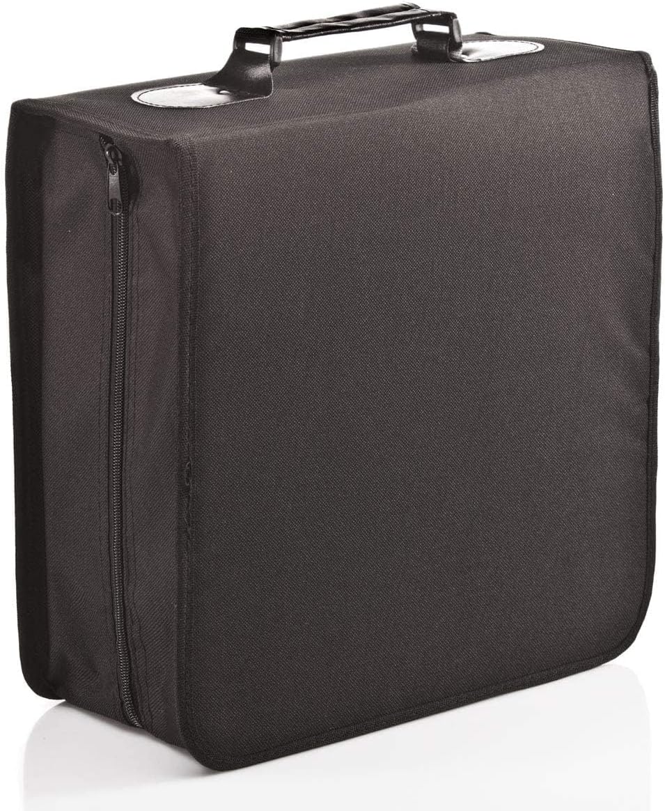 GOODS+GADGETS CD-Wallet/Mappe & DVD-Tasche aus robustem Nylon und Zwischenseiten aus Stoff, Disc-Org