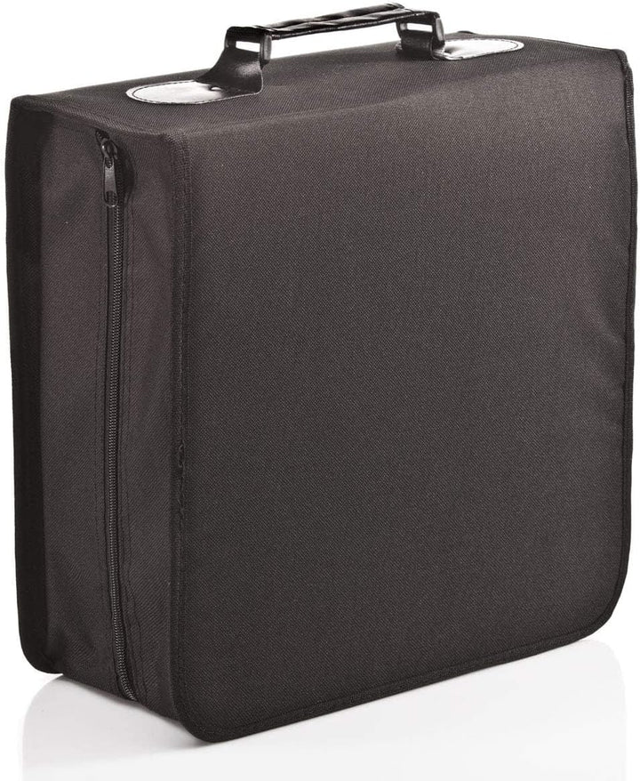 GOODS+GADGETS CD-Wallet/Mappe & DVD-Tasche aus robustem Nylon und Zwischenseiten aus Stoff, Disc-Org