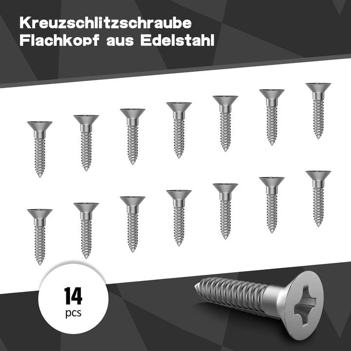 Edelstahl Mähroboter Spikes für Gardena Sileno City 250 + 500 + Life aufwendig entgratet inkl Trakti