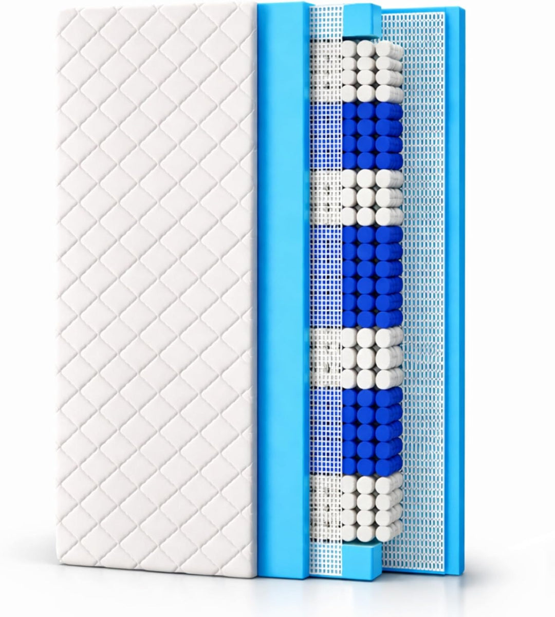 Matratzen Perfekt 7-Zonen Taschenfederkernmatratze Köln, 80 x 200 cm – Tonnentaschenfederkern-Matrat