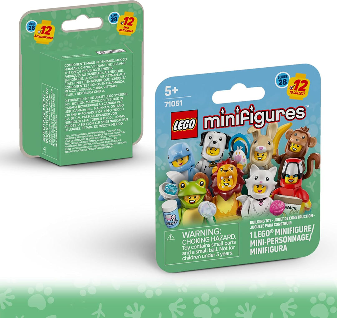 Lego Minifiguren Serie 28 mit 12 Figuren: Komplett-Set der Lego Minifiguren Serie 71051 Tiere (inkl.