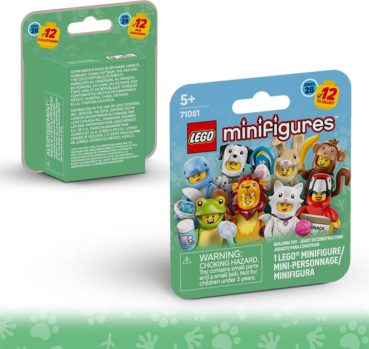 Lego Minifiguren Serie 28 mit 12 Figuren: Komplett-Set der Lego Minifiguren Serie 71051 Tiere (inkl.