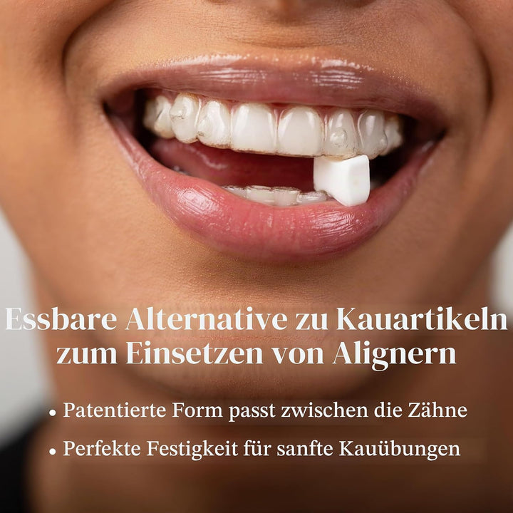 Movemints Clear Aligner Mints – Patentierte Aligner Sitzminzbonbons – essbare Alternative zu Aligner