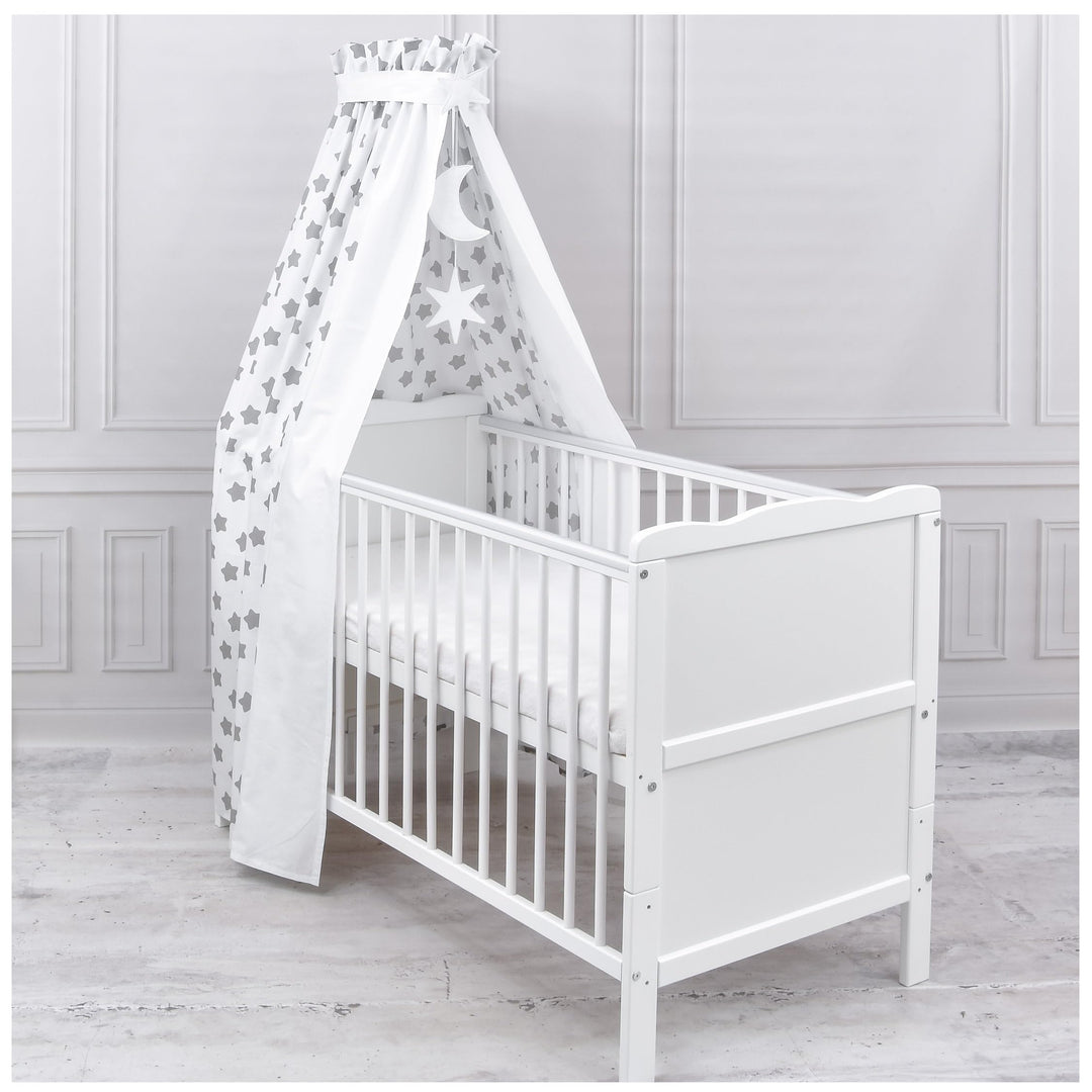 Generisch Baby Delux Babybett Himmel Betthimmel Baumwolle Baldachin für Babybett Kinderbett Wiege St