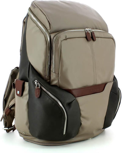 Piquadro Coleos Casual Rucksack, 46 cm, Taupe, 46, Daypack, Taupe