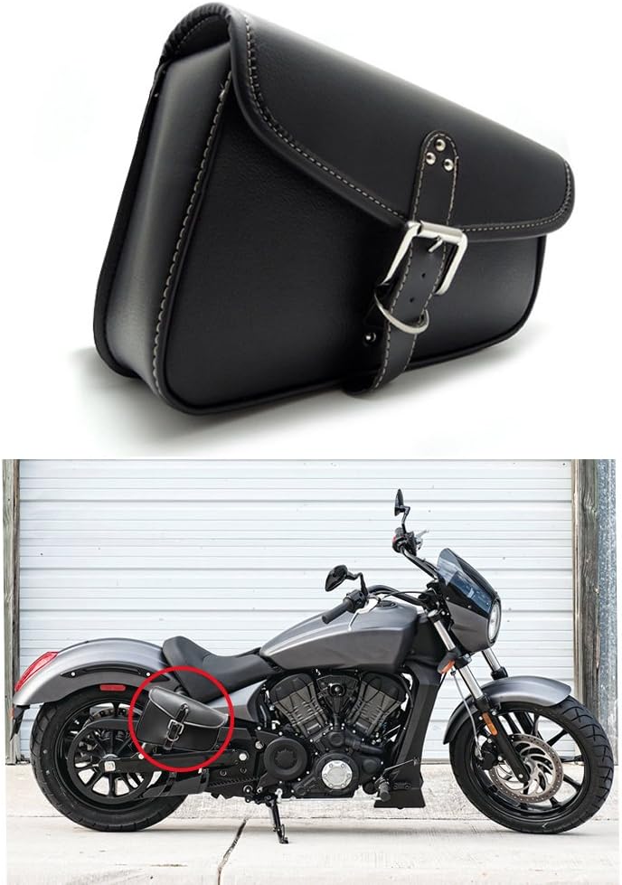 1 Stück Motorrad Satteltaschen Leder PU wasserdichte Rechts Satteltasche Motorrad Side Gepäck Werkze