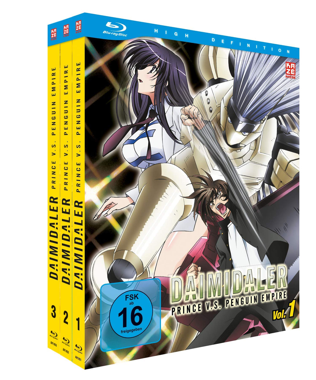 Daimidaler: Prince v.s. Penguin Empire - Gesamtausgabe - Bundle - Vol.1-3 - [Blu-ray], Blu-ray
