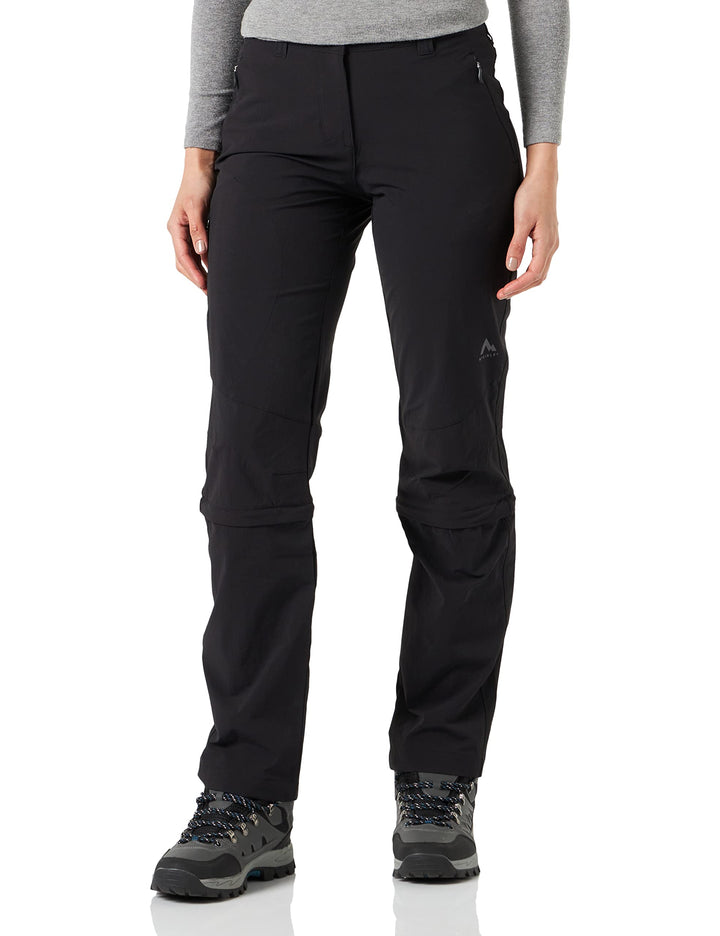 McKINLEY Damen Abzipphose Mandorak, 34 Schwarz