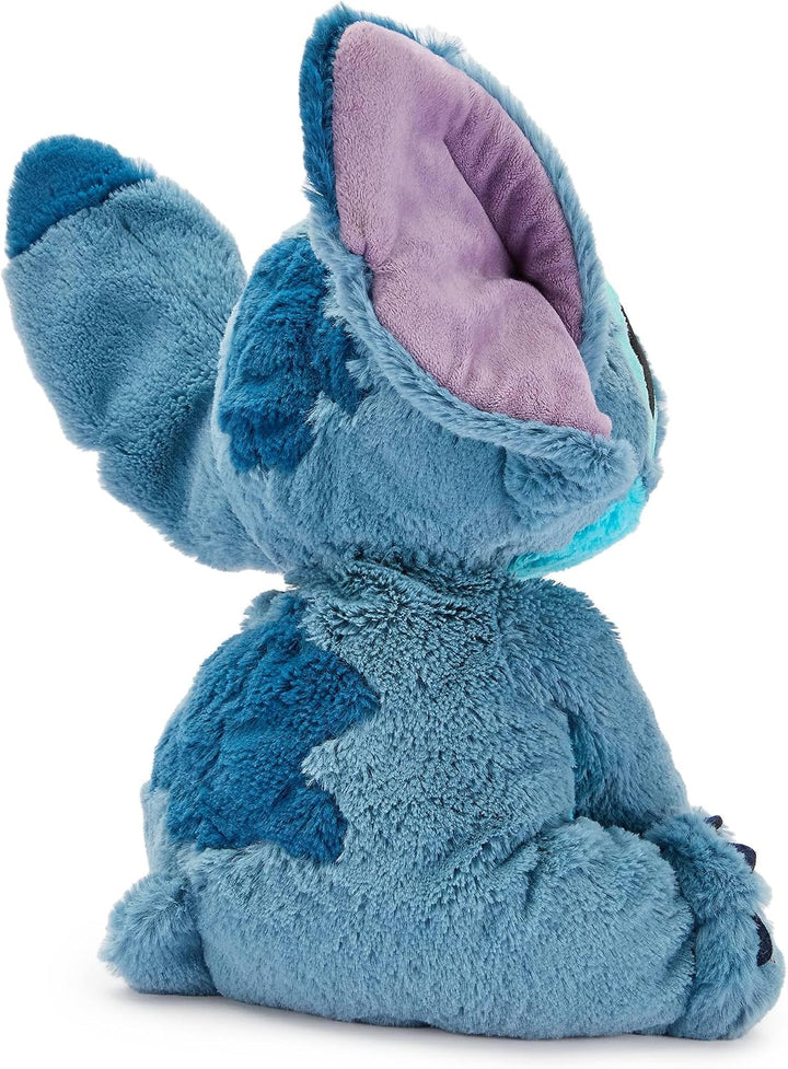 Disney Store Stitch Offizielles mittelgrosses Kuscheltier für Kinder, 38 cm, Kuscheltier mit Sticker