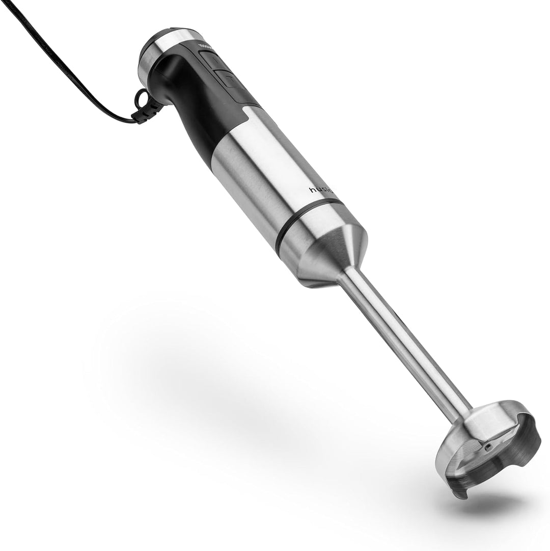 BlendFlex Stabmixer 1500W – Edelstahl Handmixer mit 20 Geschwindigkeiten & Turbo-Funktion, inkl. 600