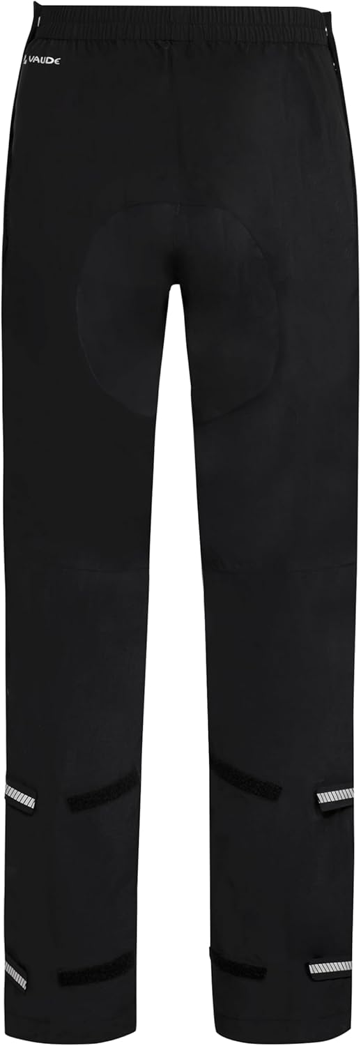 VAUDE Men's Yaras Rain Zip Pants III S Schwarz, S Schwarz