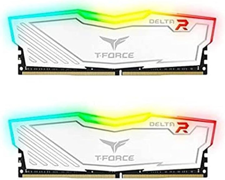 TEAMGROUP Team T-Force Delta RGB DDR4 Gaming Speicher 2X 8GB 3200MHz 288pin DIMM weiss