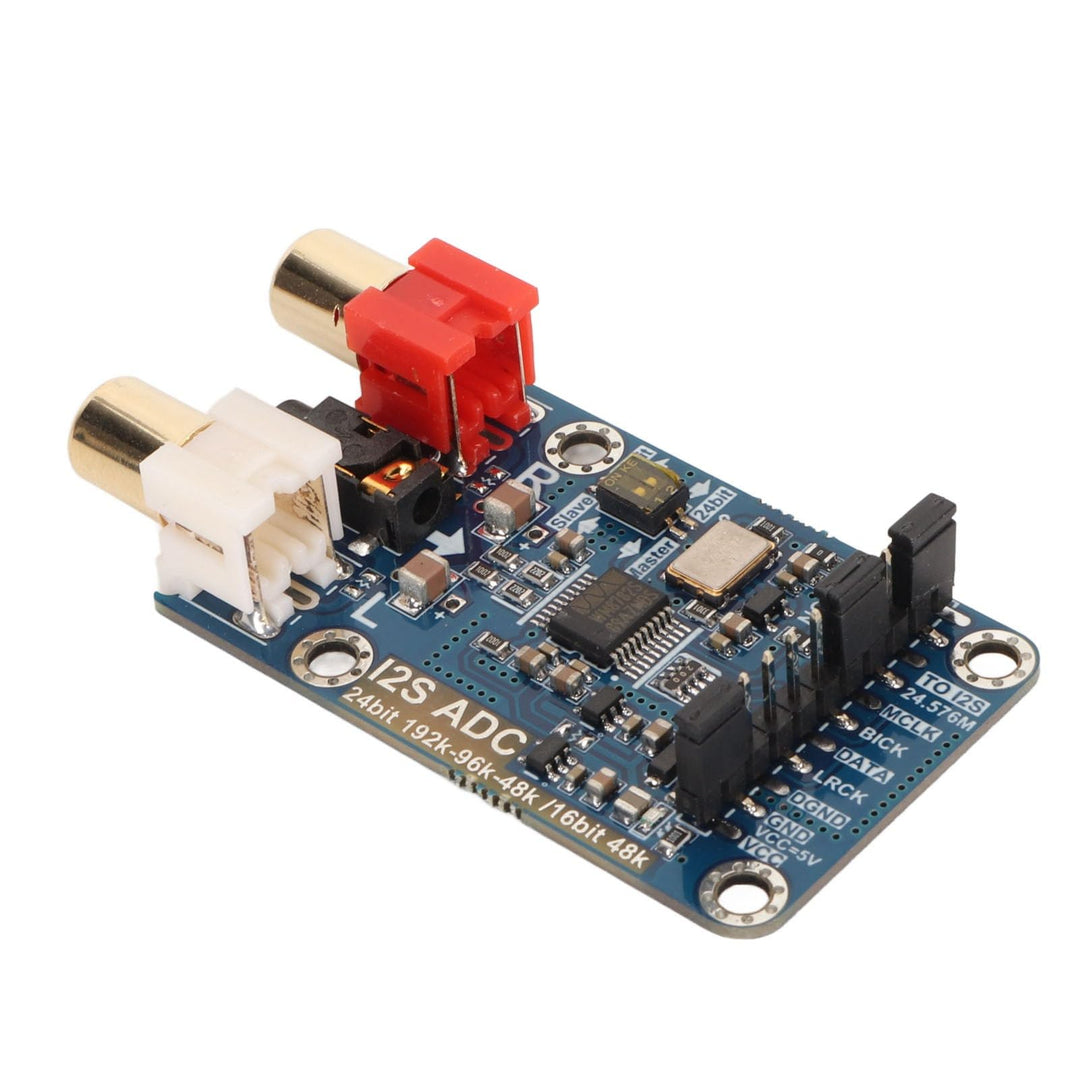 I2S ADC Card-Modul, Master-Slave-Modus, 24 Bit 192 K, 24 Bit 96 K, 24 Bit 48 K, 16 Bit 48 K, 3,5 Mm