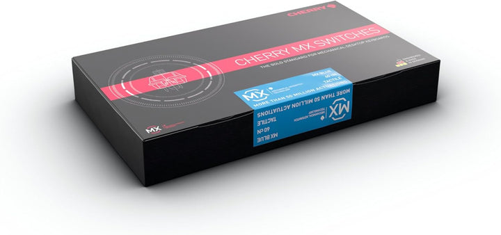 CHERRY MX RGB Blue Switch Kit, 23 Mechanische Tastatur-Schalter, für DIY, Hot Swap oder Gaming-Keybo