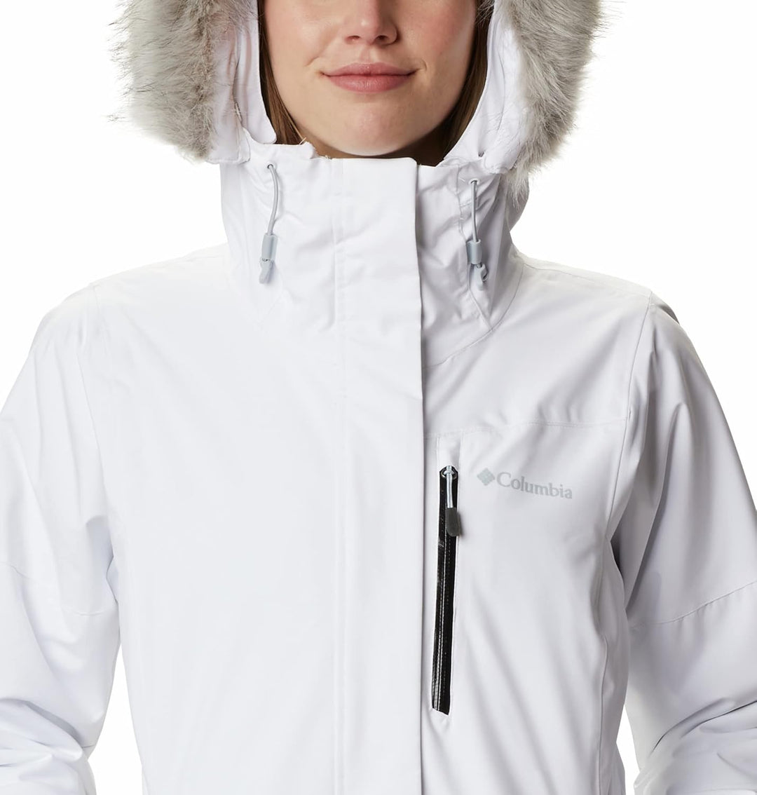 Columbia Damen Ava Alpine Isolierte Skijacke White, Cirrus Grey L, White, Cirrus Grey L