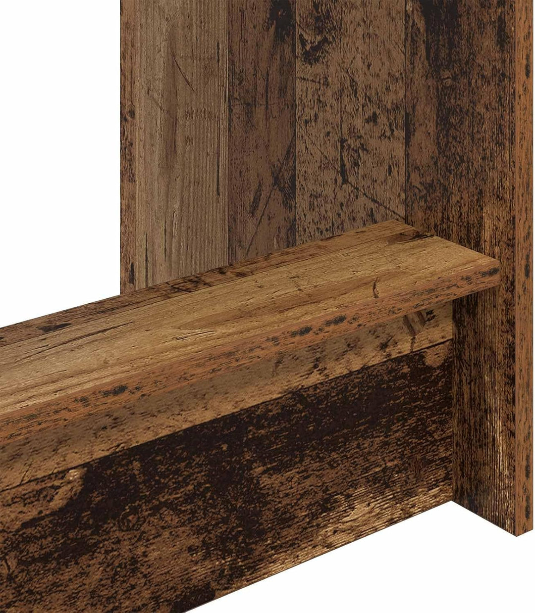 Bett-Schreibtisch Altholz Holzwerkstoff, 100 x 45 x 75 cm, mit Schublade und Ablage, als Laptop PC T