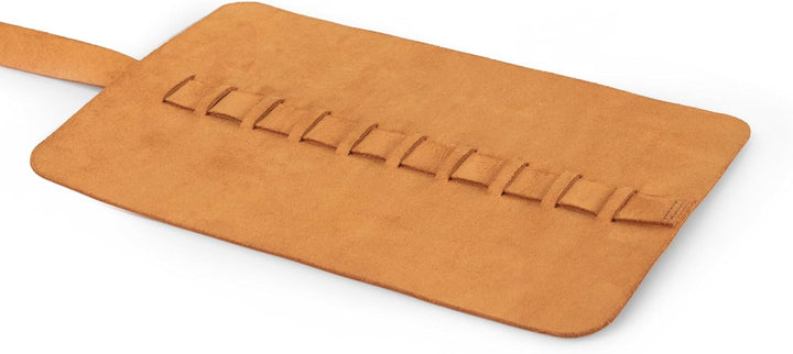 Londo Echtleder Stifterolle, Federmäppchen - Elegante Roll-up Stifterolle, Bleistift Wrap, Mäppchen,