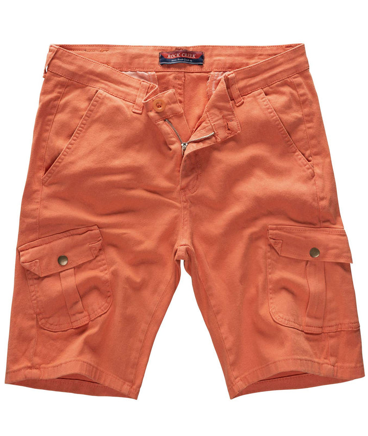 Rock Creek Herren Cargo Shorts Chinoshorts RC-2203, Coral
