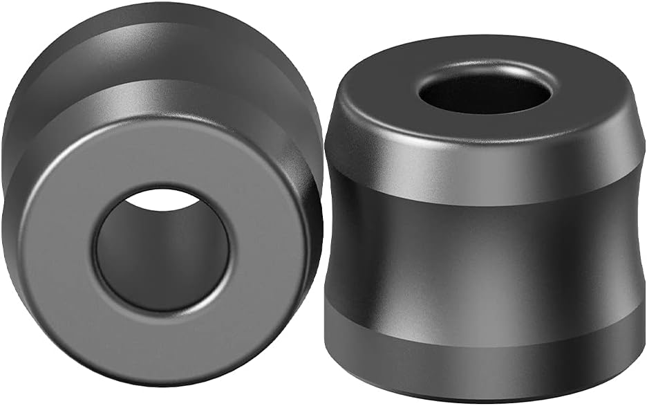 Linkidea 2 Stück Sicherheitsrasiererständer, Öffnungsdurchmesser 18,5 mm, Aluminiumlegierung, Herren