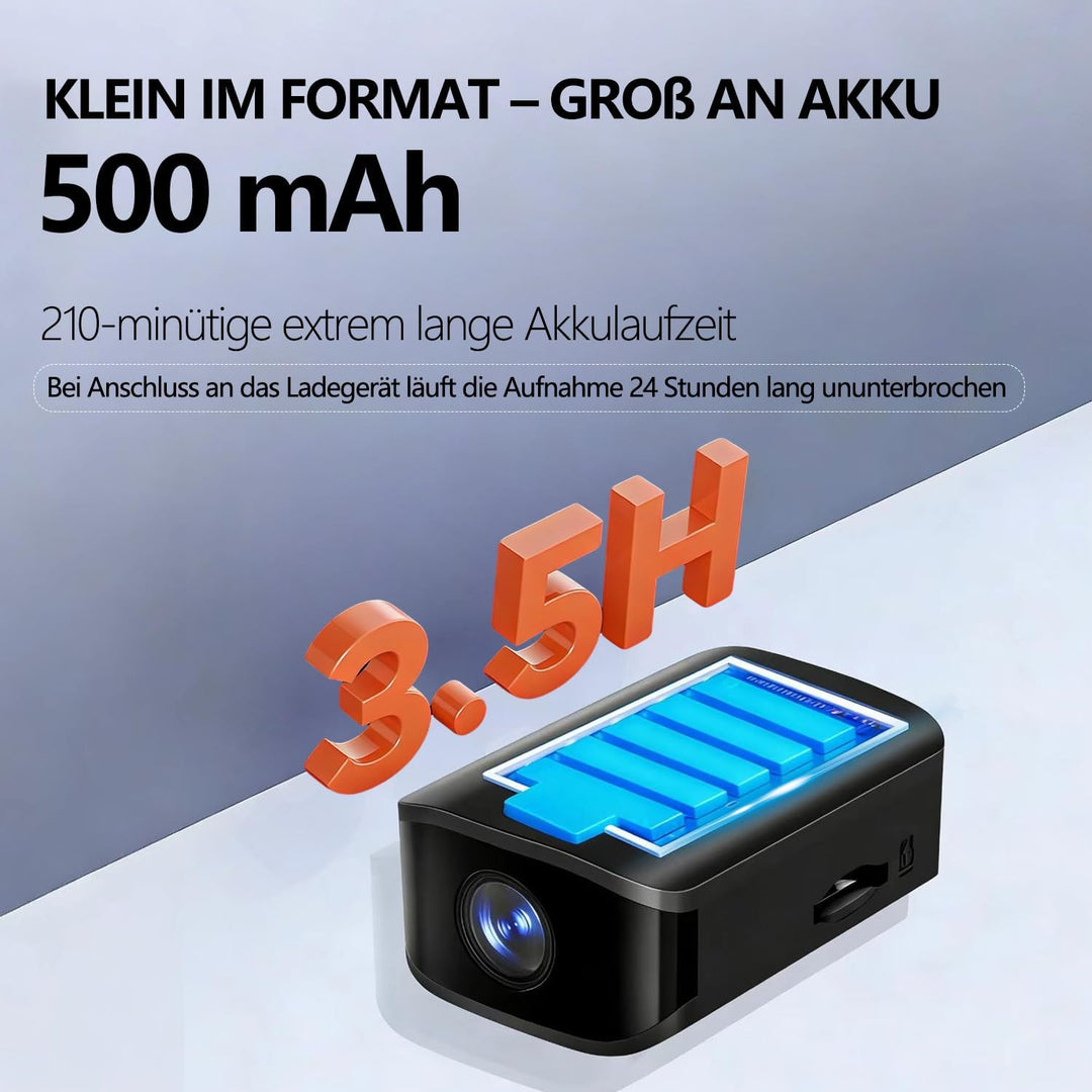 Mini Kamera - 1080P HD - Mini-Kamera - Überwachungskamera - Kamera Überwachung Aussen Innen - Bewegu