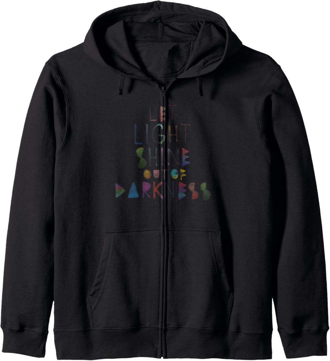 Positive Quote Gift Men Women Kids Let Your Light Shine Kapuzenjacke