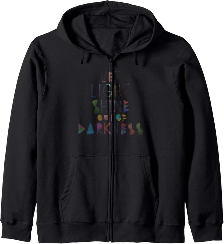 Positive Quote Gift Men Women Kids Let Your Light Shine Kapuzenjacke
