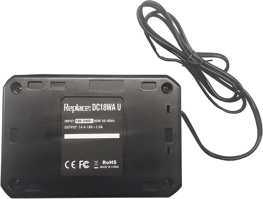 18V 4.0Ah BL1813G BL1820G BL1830G BL1840G 195608-4 Akku + Ladegerät DC18WA Ersatz kompatibel für Mak