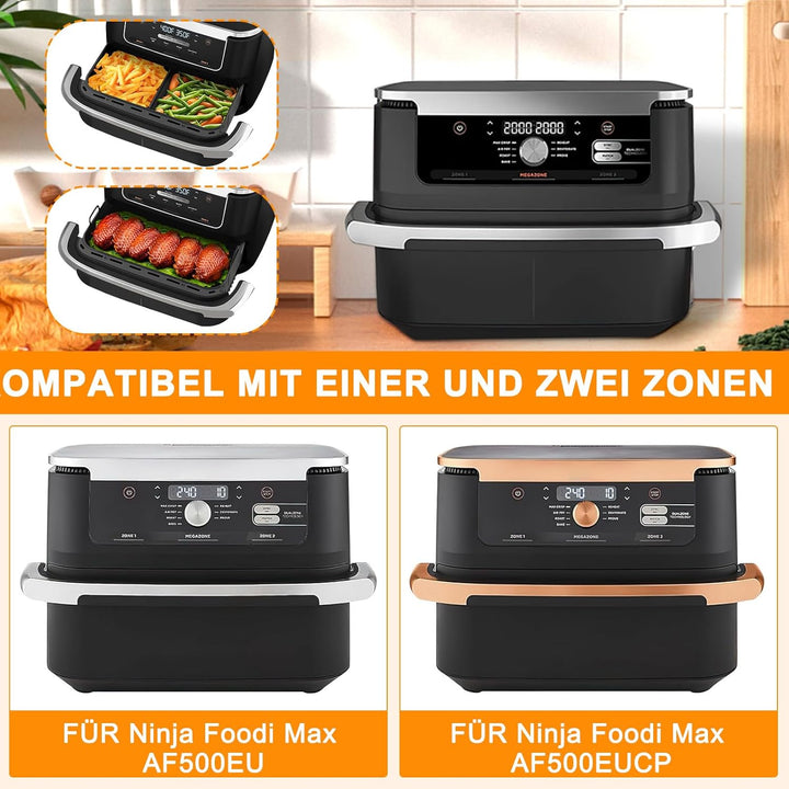 Heissluftfritteuse Zubehör für Ninja Af500EU 10,4 L, 3 Stück Silikonform Für Heissluftfritteuse Zube