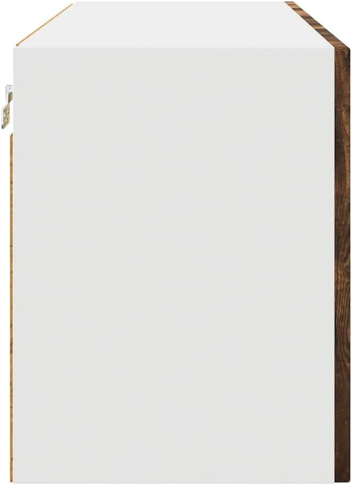 vidaXL Geschirrspülerfront Kalmar Geräucherte Eiche 80 x 31 x 40 cm, Eleganter moderner Küchenregal,
