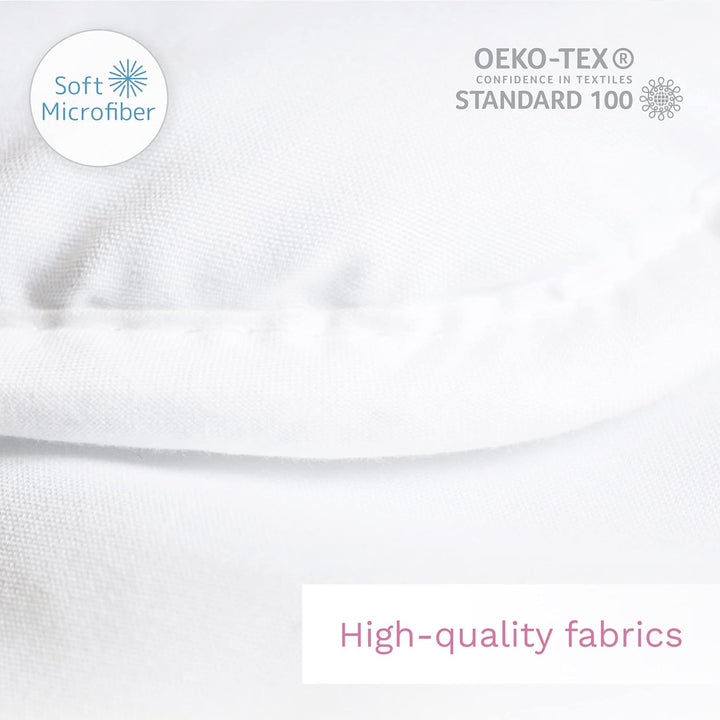 Baby Comfort Kleinkind Kinderbett Bettdecke &amp; Flachkissen Füllung Set 135x100 cm Ganzjahres-Design W