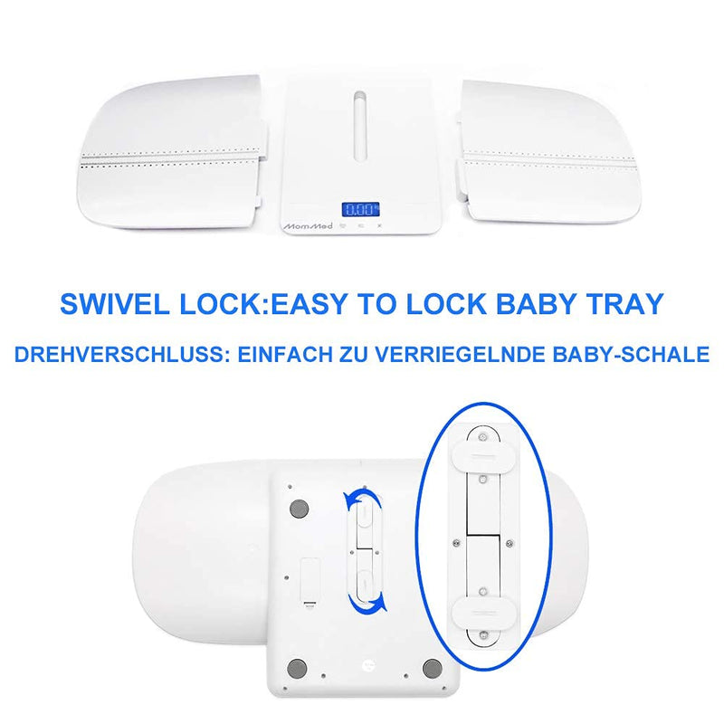 Babywaage Digital 50g bis 100Kg | Kinder-Waage, Baby-Waage | Säuglingswaage, Stillwaage Baby - mit H