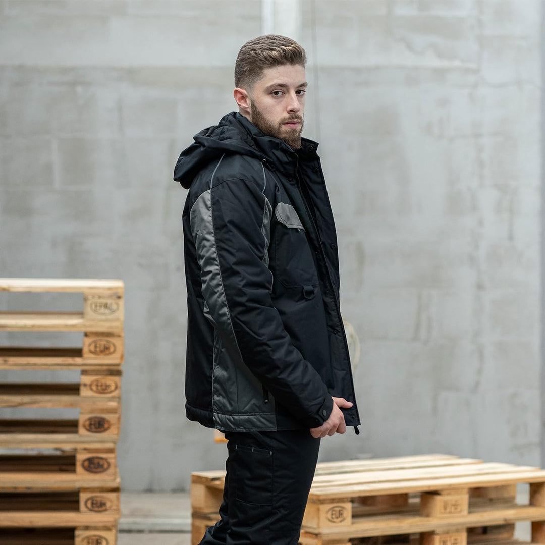 BWOLF Braver Arbeitsjacke Herren Winter Herren Winter Winddichte Winterjacke Arbeitsjacke Warme mit